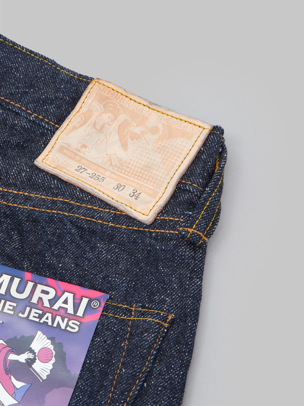 Samurai Jeans S0255XX Ushiwaka 15oz jeans leather patch