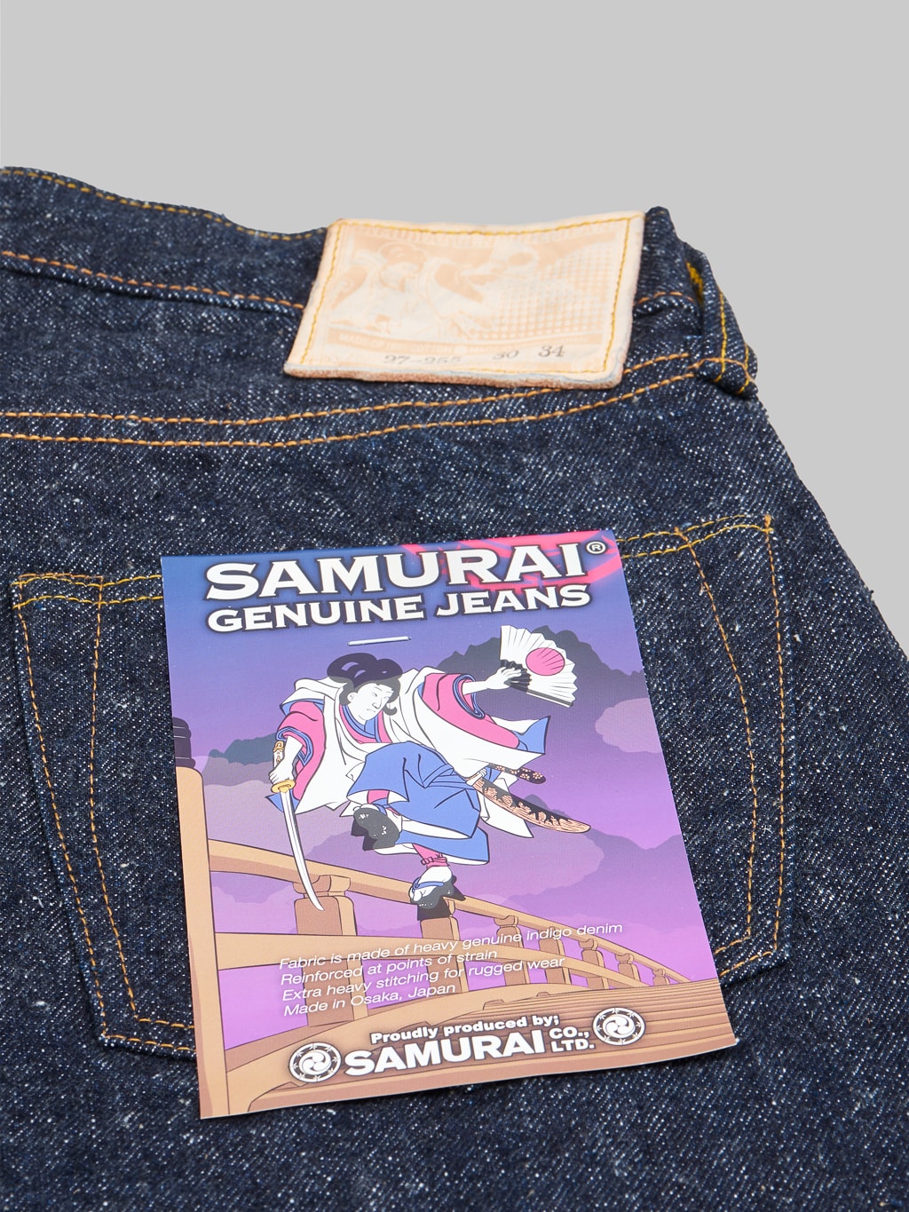Samurai Jeans S0255XX Ushiwaka 15oz jeans pocket flasher