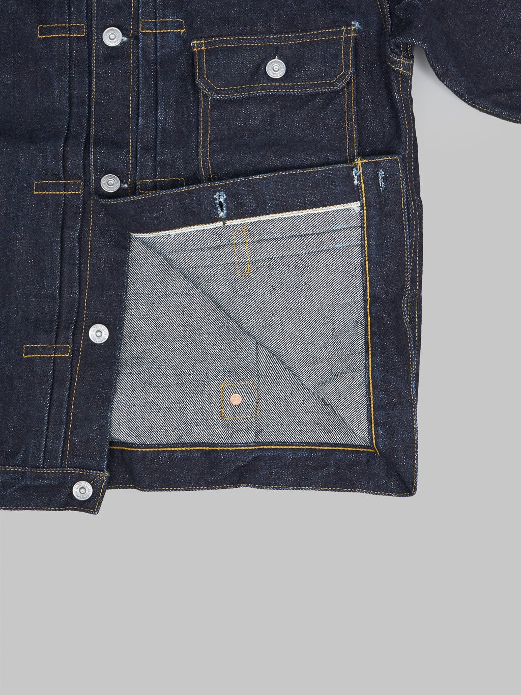 Samurai Jeans S551XX25oz 25th Limited Edition Type I Denim Jacket weft