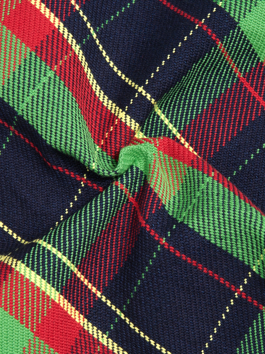 Samurai Jeans SIN23-01W Rope Dyed Indigo Heavy Flannel Shirt Green