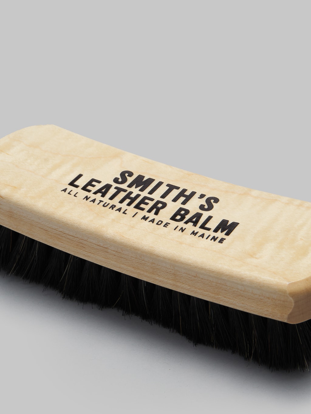 Smith s Leather Balm Horse Hair Brush made in maine