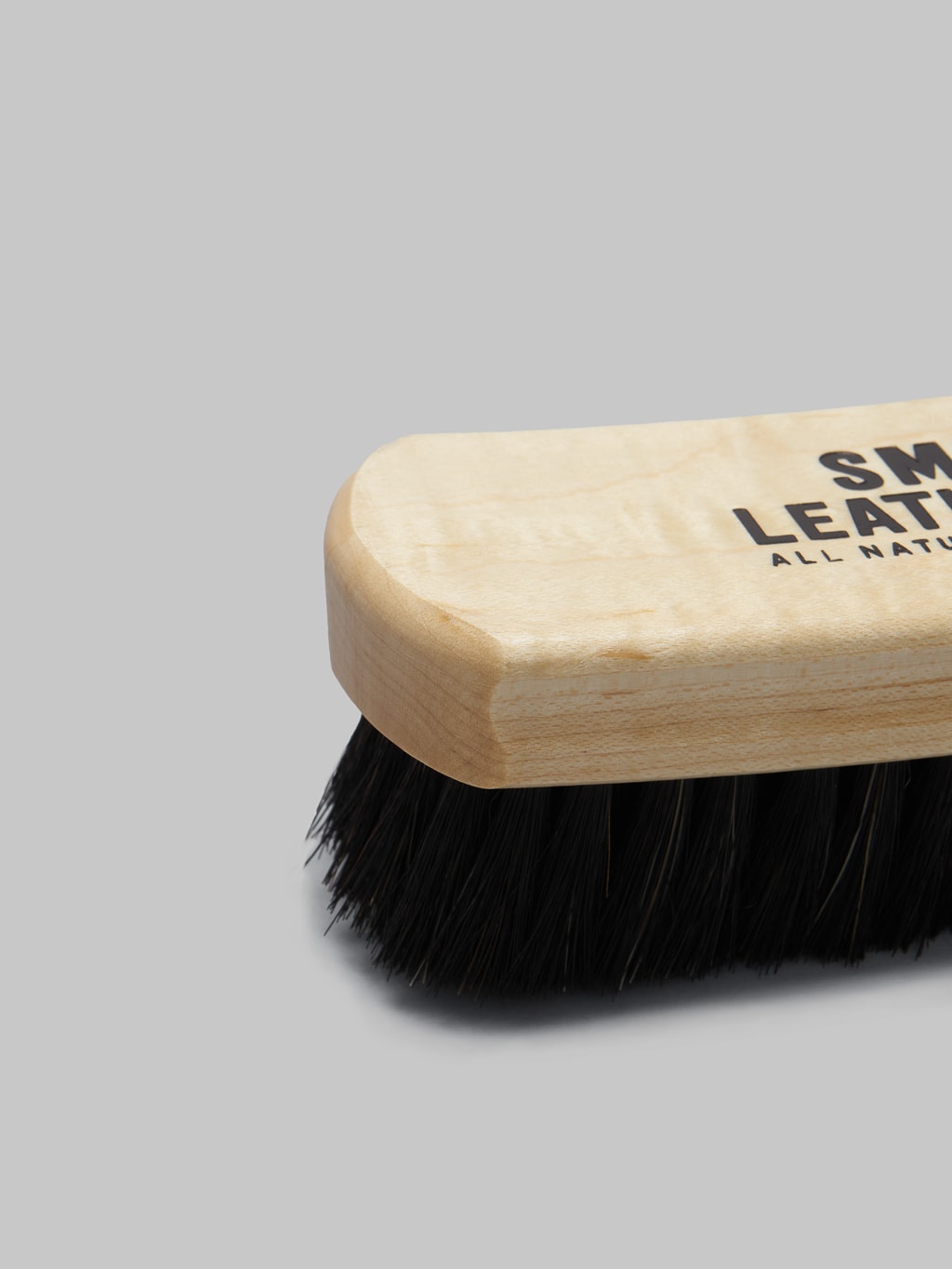 Smith s Leather Balm Horse Hair Brush high density
