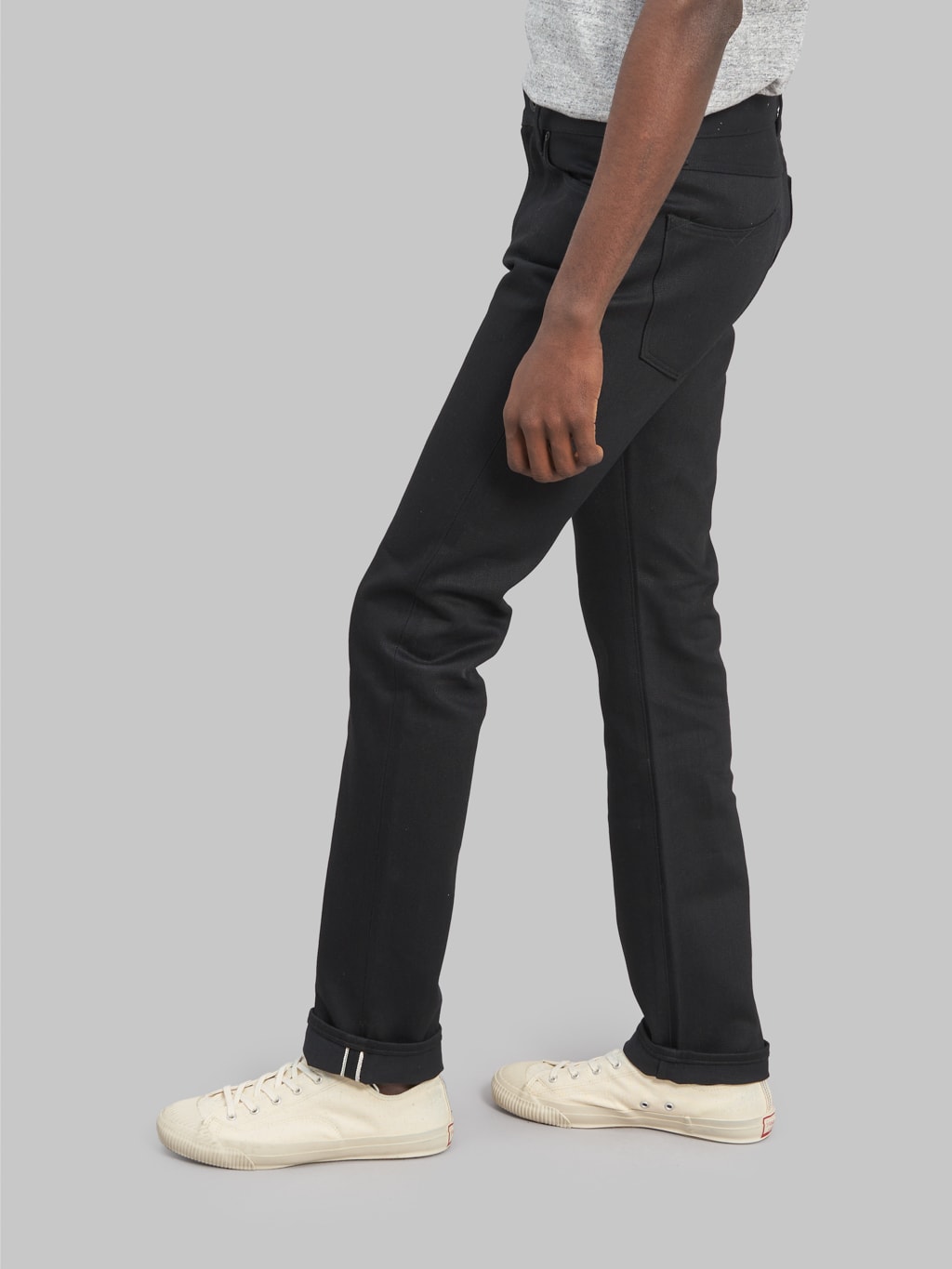 Stevenson Overall Big Sur 210 slim tapered jeans black back fit