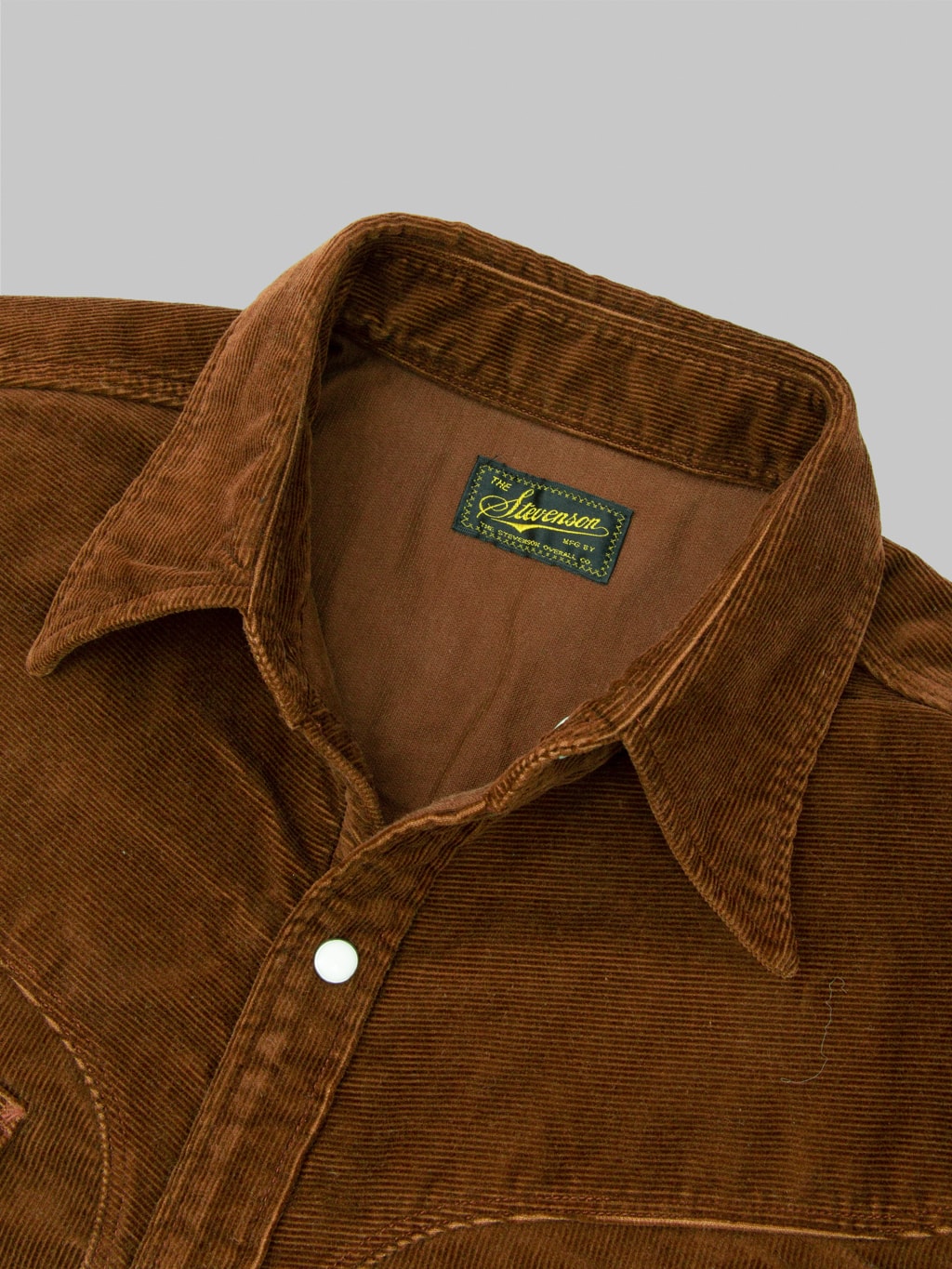 Stevenson Overall Co. Cody Shirt Brown Corduroy