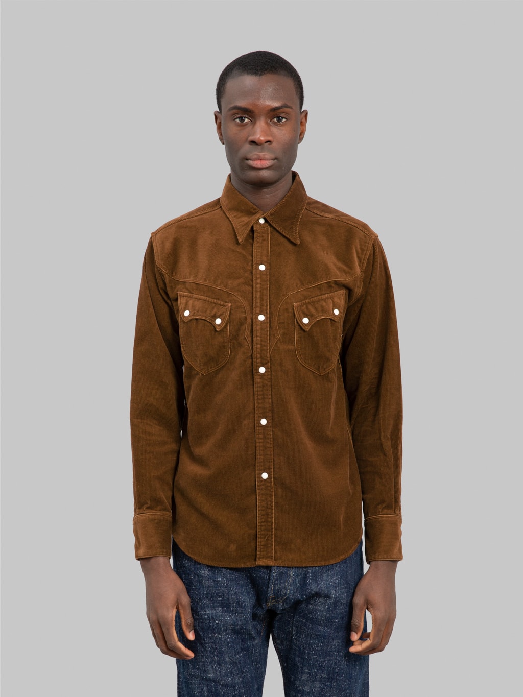 Stevenson Overall Co. Cody Shirt Brown Corduroy