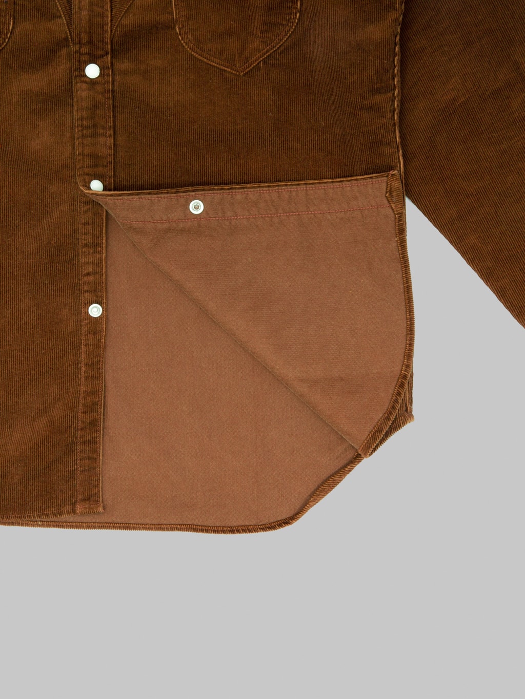 Stevenson Overall Co. Cody Shirt Brown Corduroy