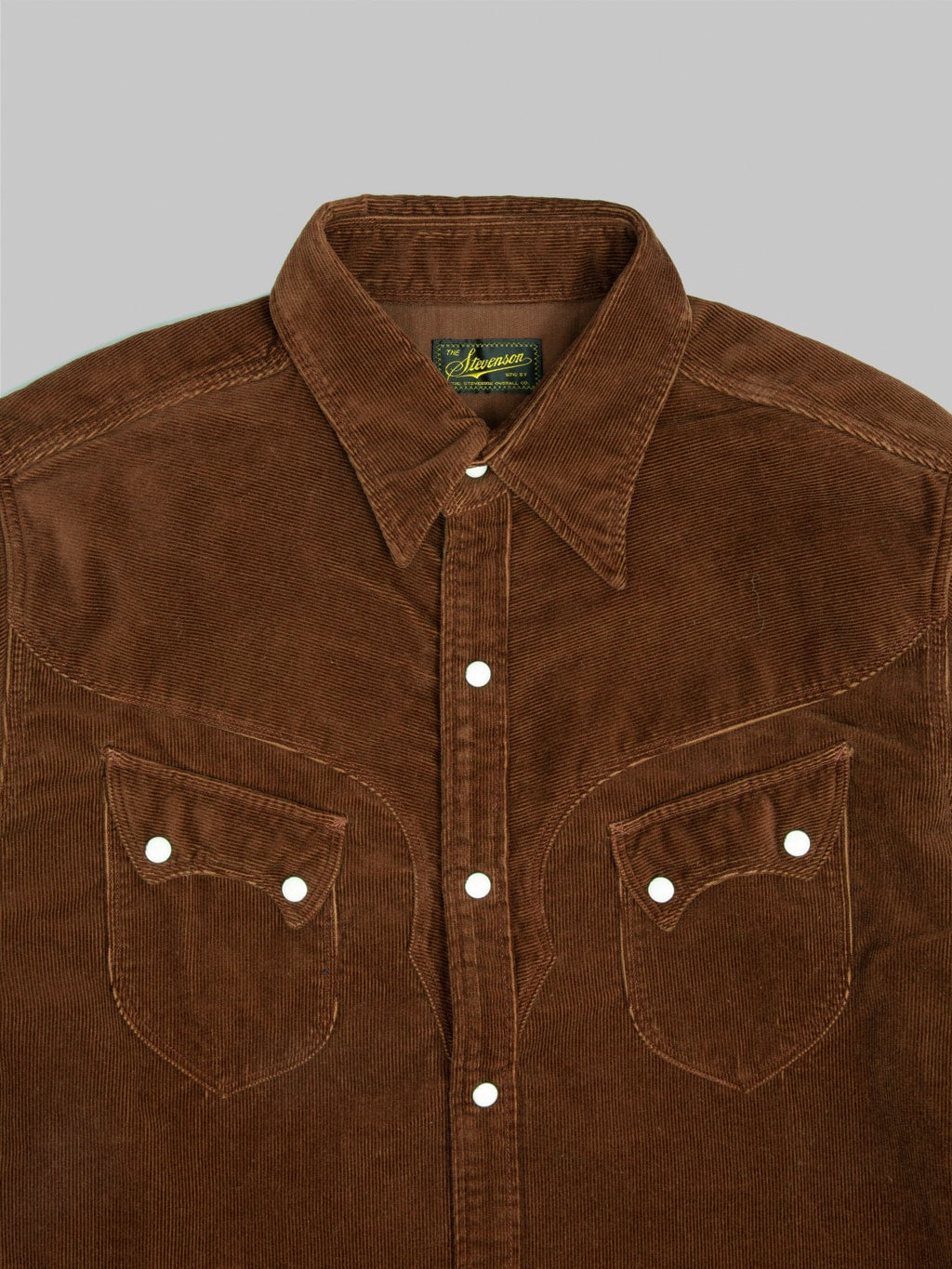 Stevenson Overall Co. Cody Shirt Brown Corduroy