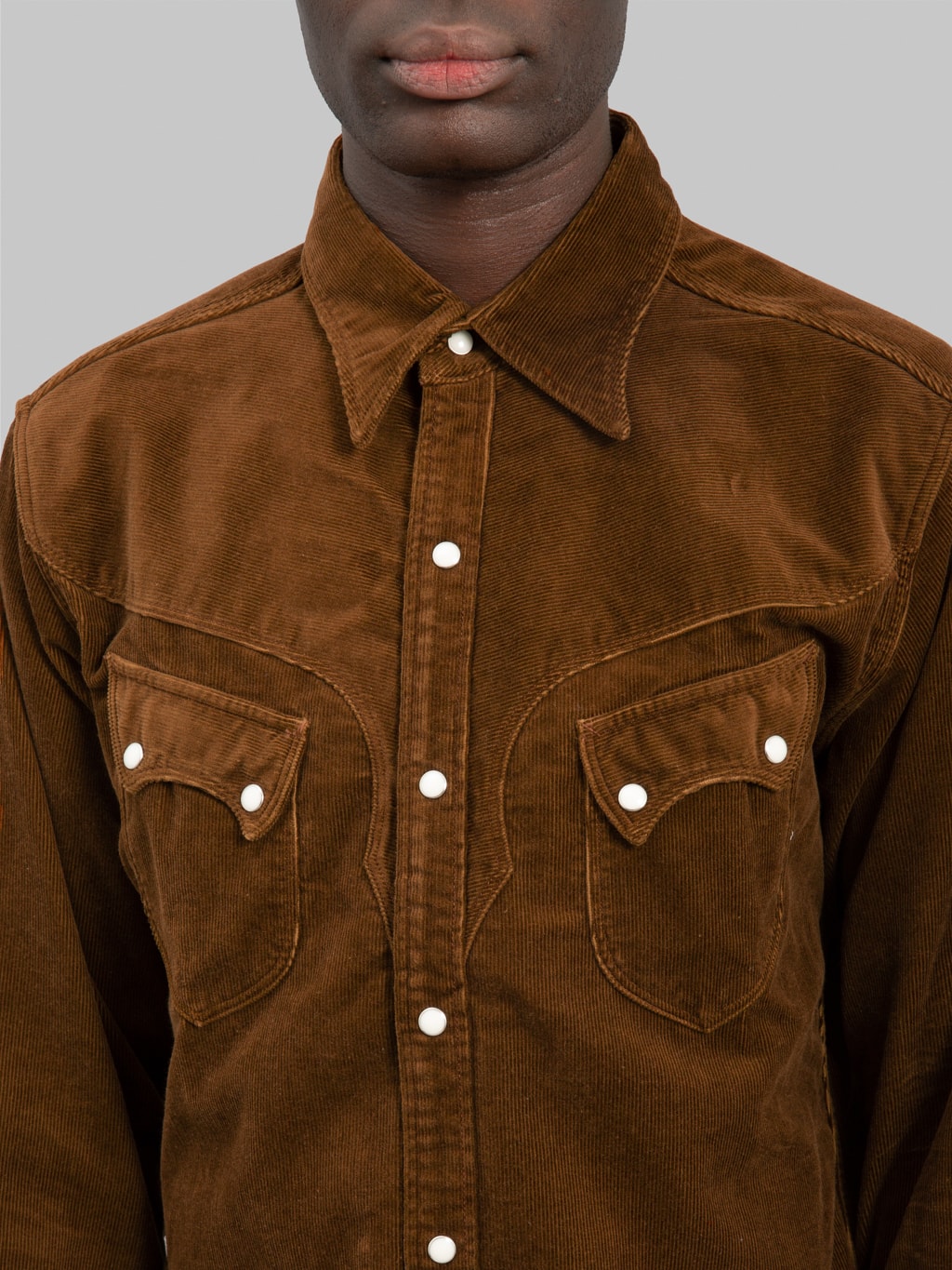 Stevenson Overall Co. Cody Shirt Brown Corduroy