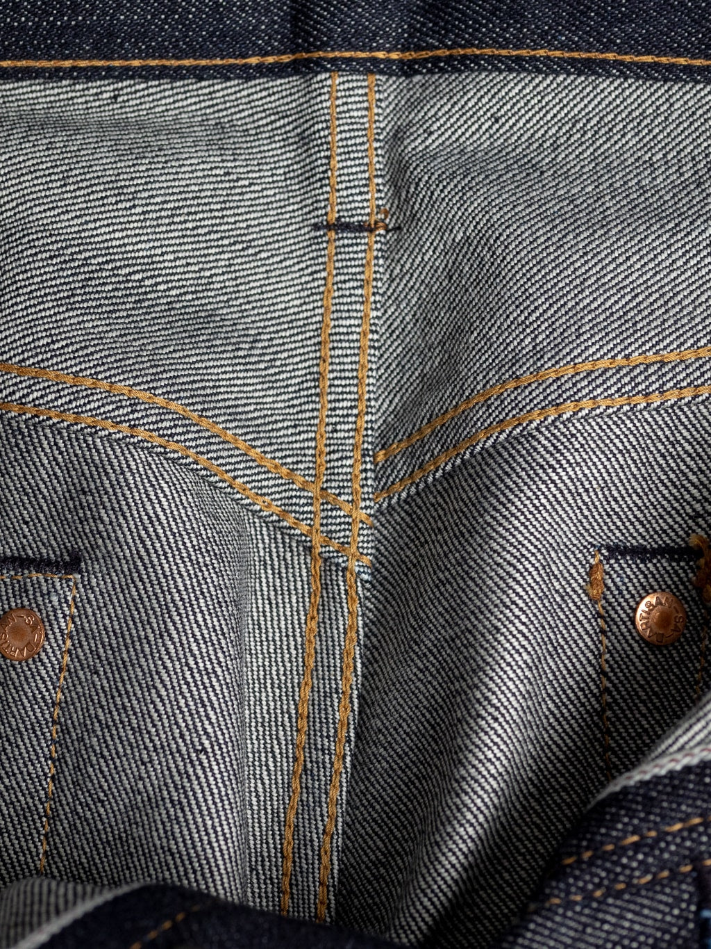 Studio DArtisan Suvin Gold D1755 Regular Straight Narrow Jeans interior fabric