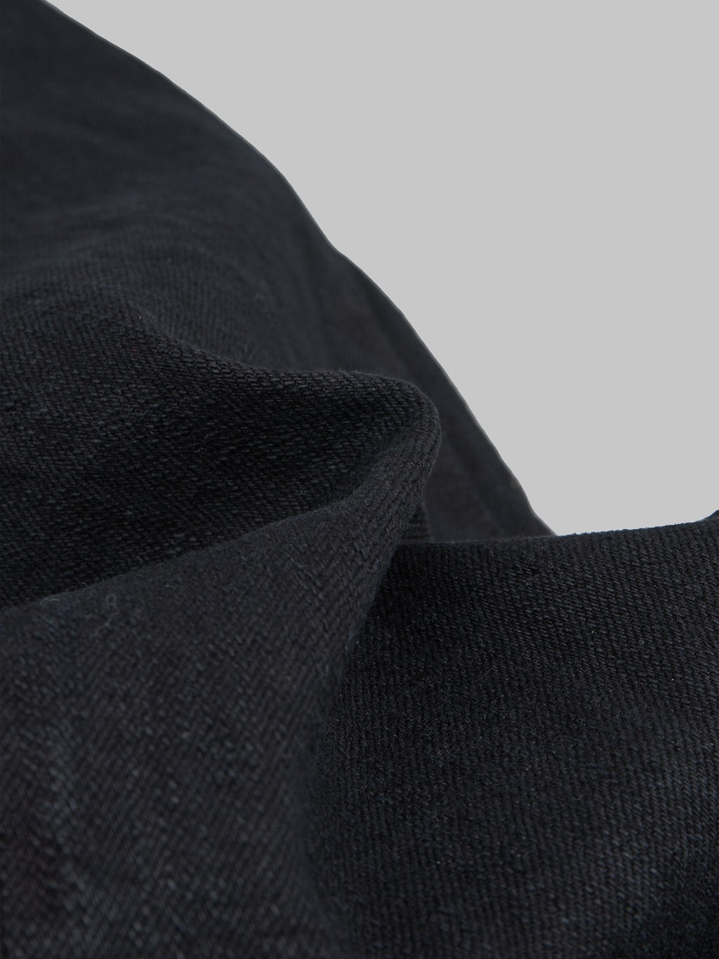 Studio DArtisan Kurozome Black 14oz Selvedge Jeans Relaxed Tapered texture