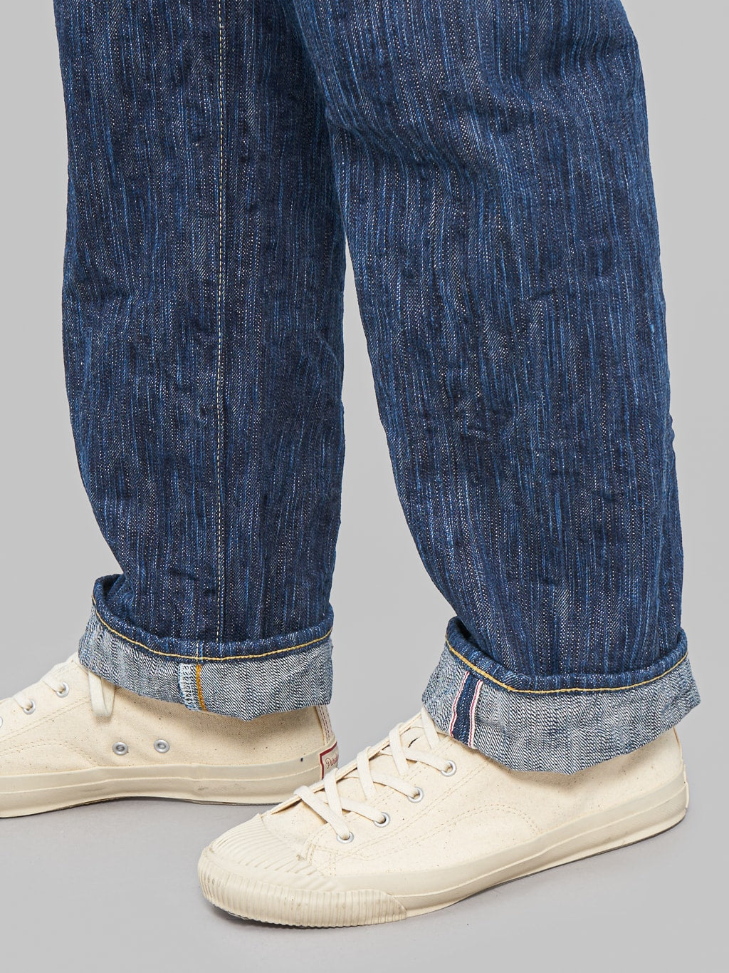 Studio dartisan tokushima awa shoai regular straight jeans selvedge detail