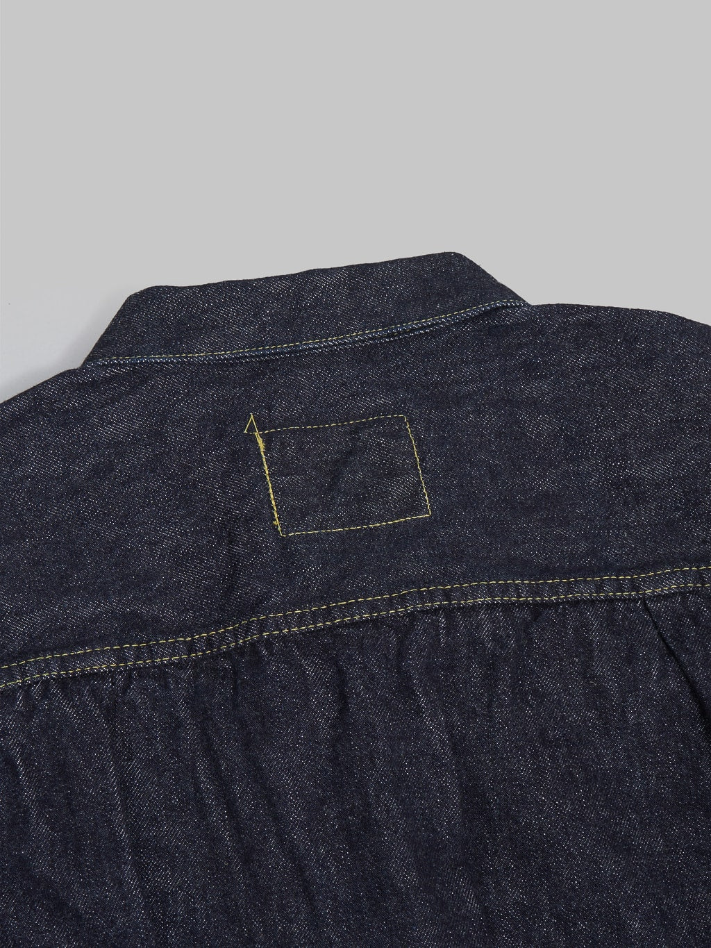 tcb 40s denim jacket back collar stitching
