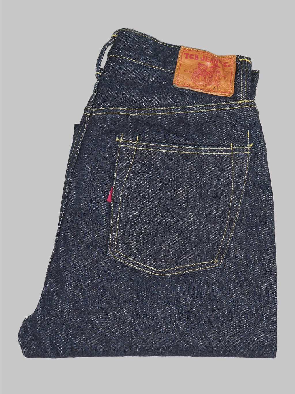 tcb s40s wwii regular straight jeans back