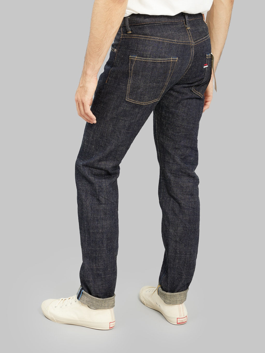 Tanuki Zetto Benkei High Tapered Jeans back fit