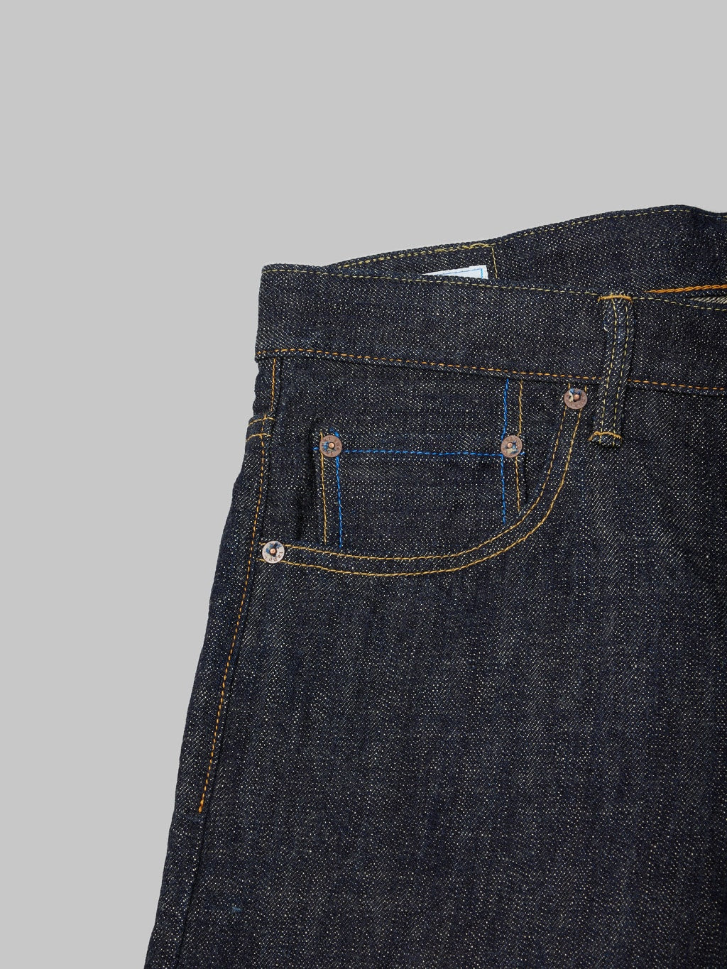 Tanuki Zetto Benkei High Tapered Jeans coin front pocket