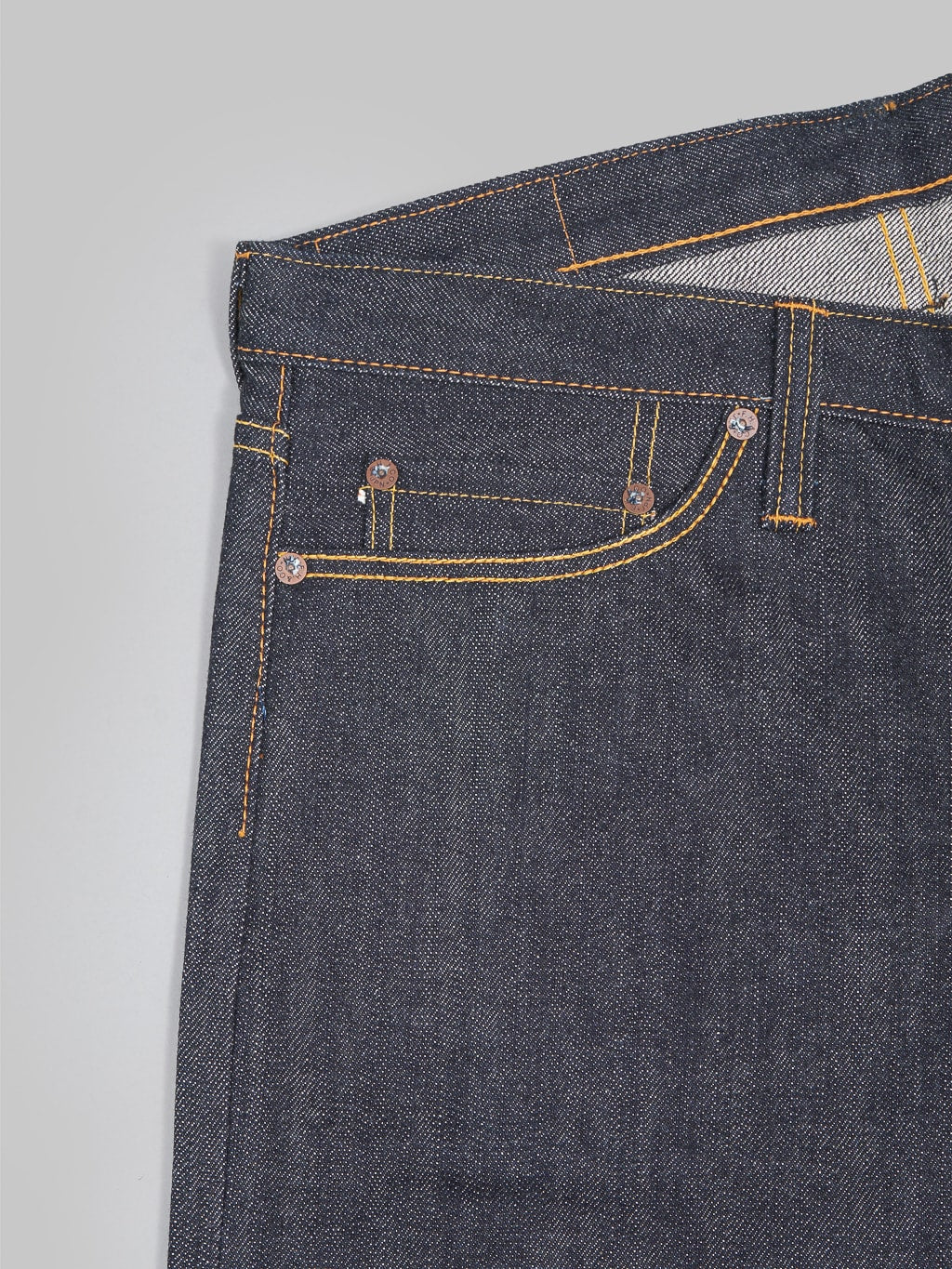 The Flat Head D306 Tight Tapered Jeans coin pocket