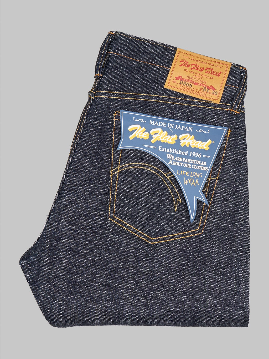 The Flat Head D306 Tight Tapered Jeans made in japan