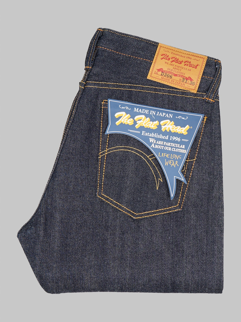 The Flat Head D306 14.5oz Tight Tapered Jeans