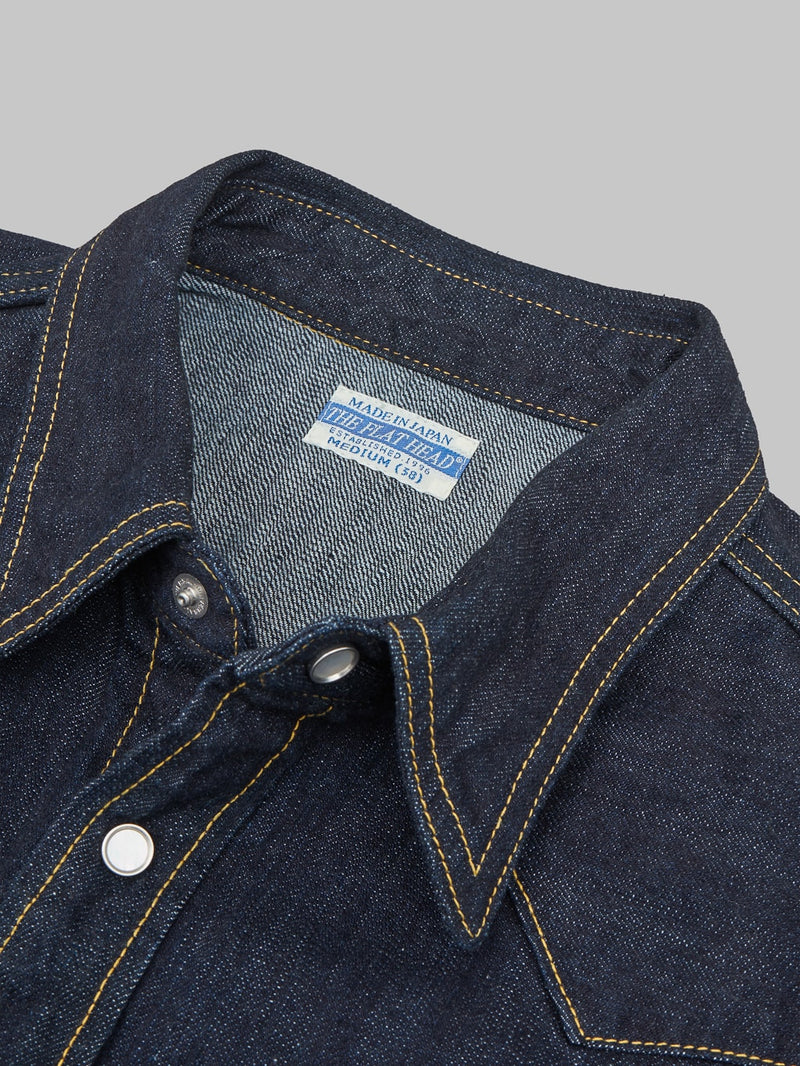 The Flat Head Denim Western Shirt