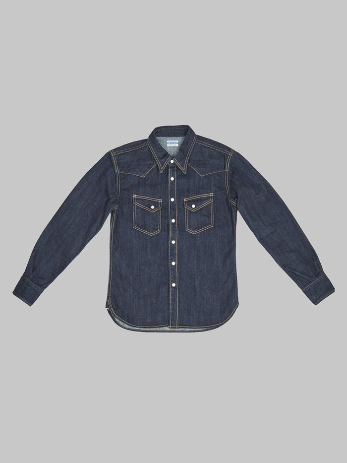 The Flat Head Denim Western Shirt