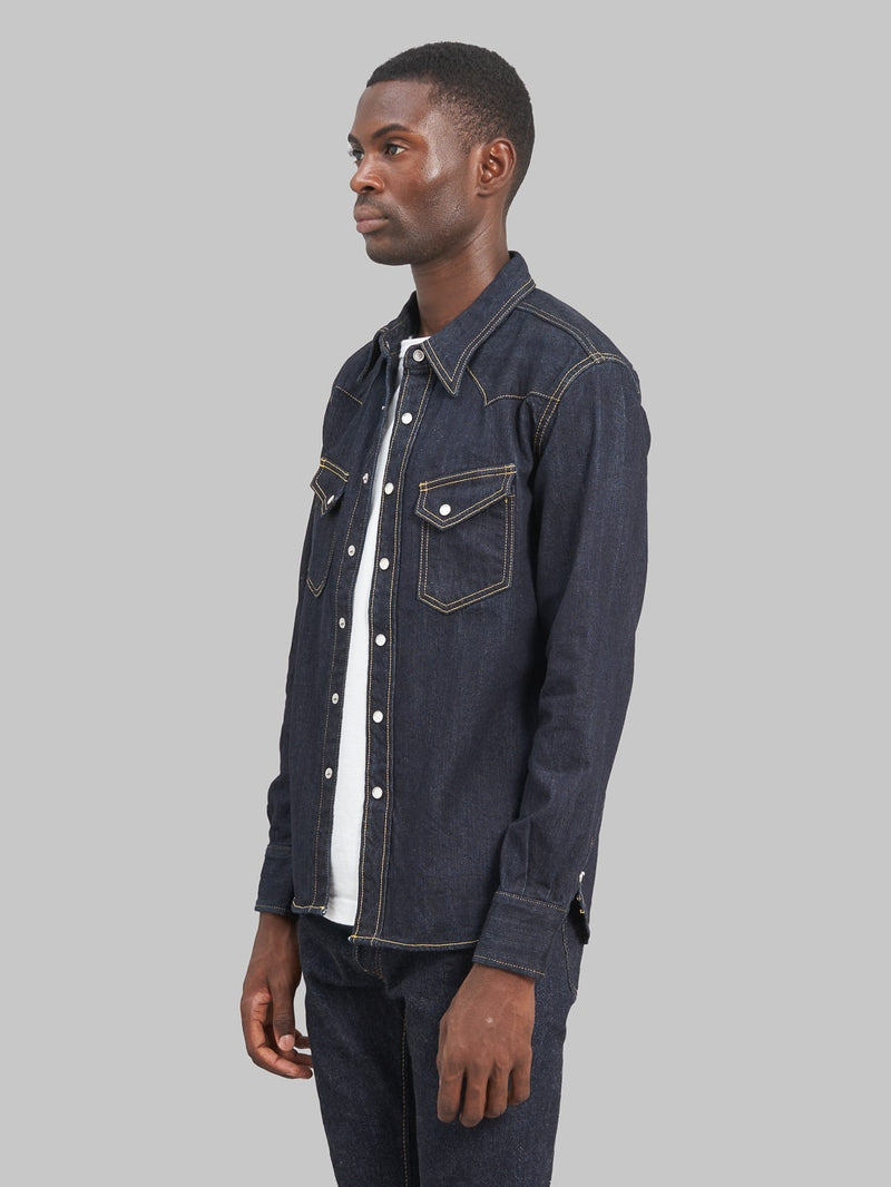 The Flat Head Denim Western Shirt