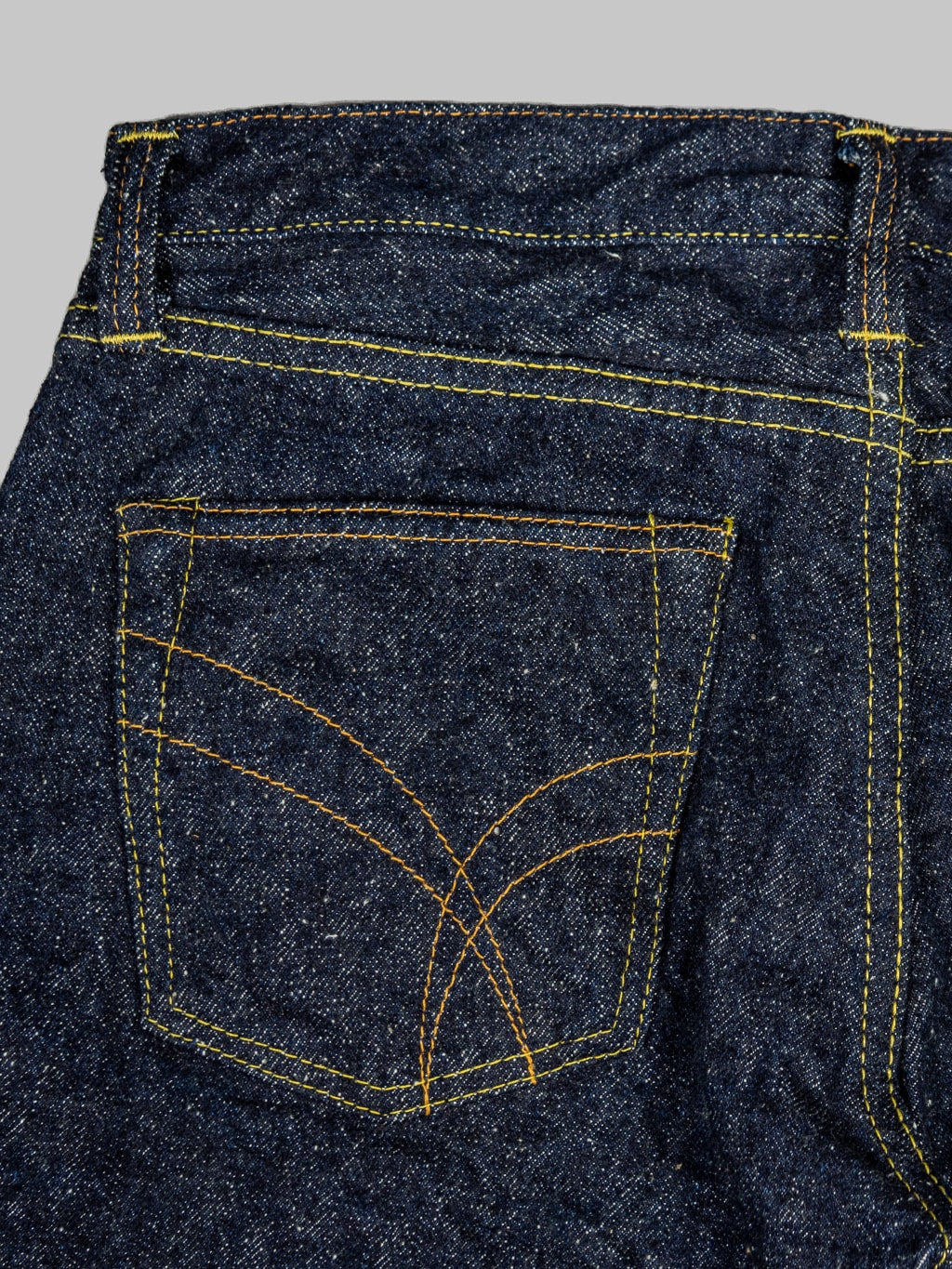 The Strike Gold Keep Earth Natural Indigo Jeans stitching pocket