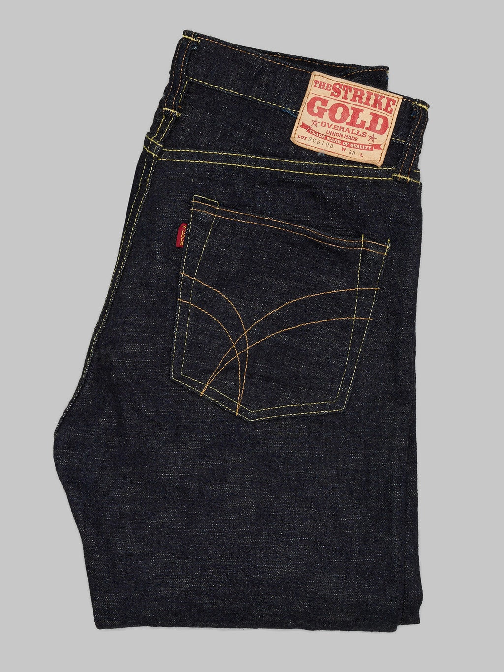 The Strike Gold 5103 Slub regular Straight Jeans made in kojima