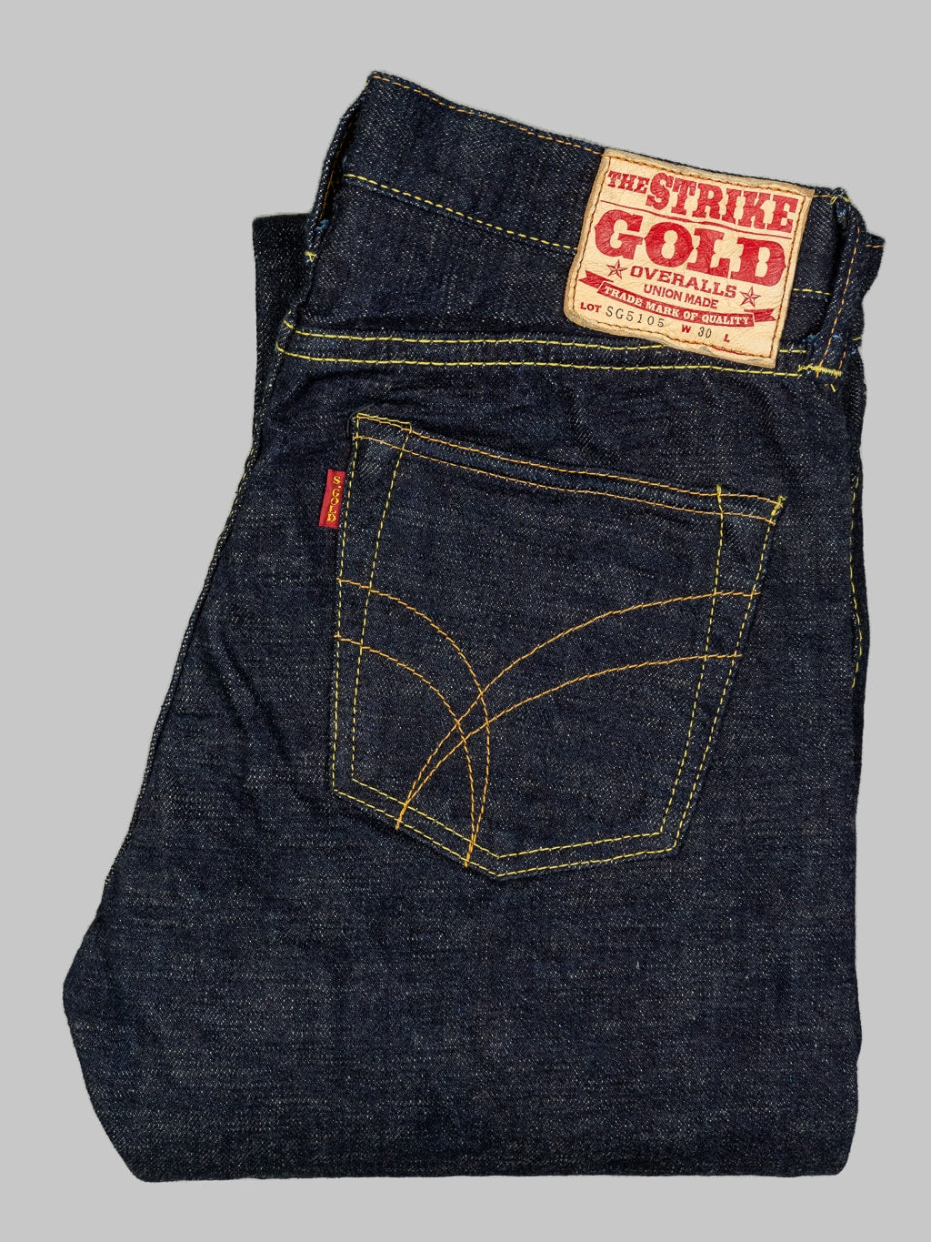 The Strike Gold Slub Weft Slim Jeans fit japan made