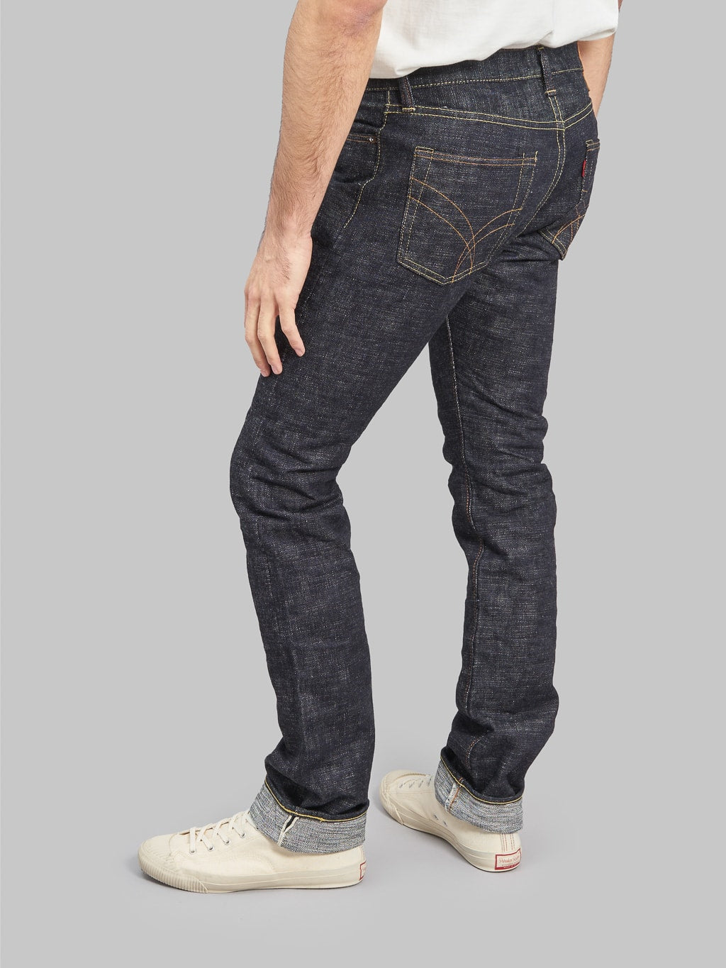The Strike Gold 7109 Ultra Slubby Slim Tapered Jeans fitting