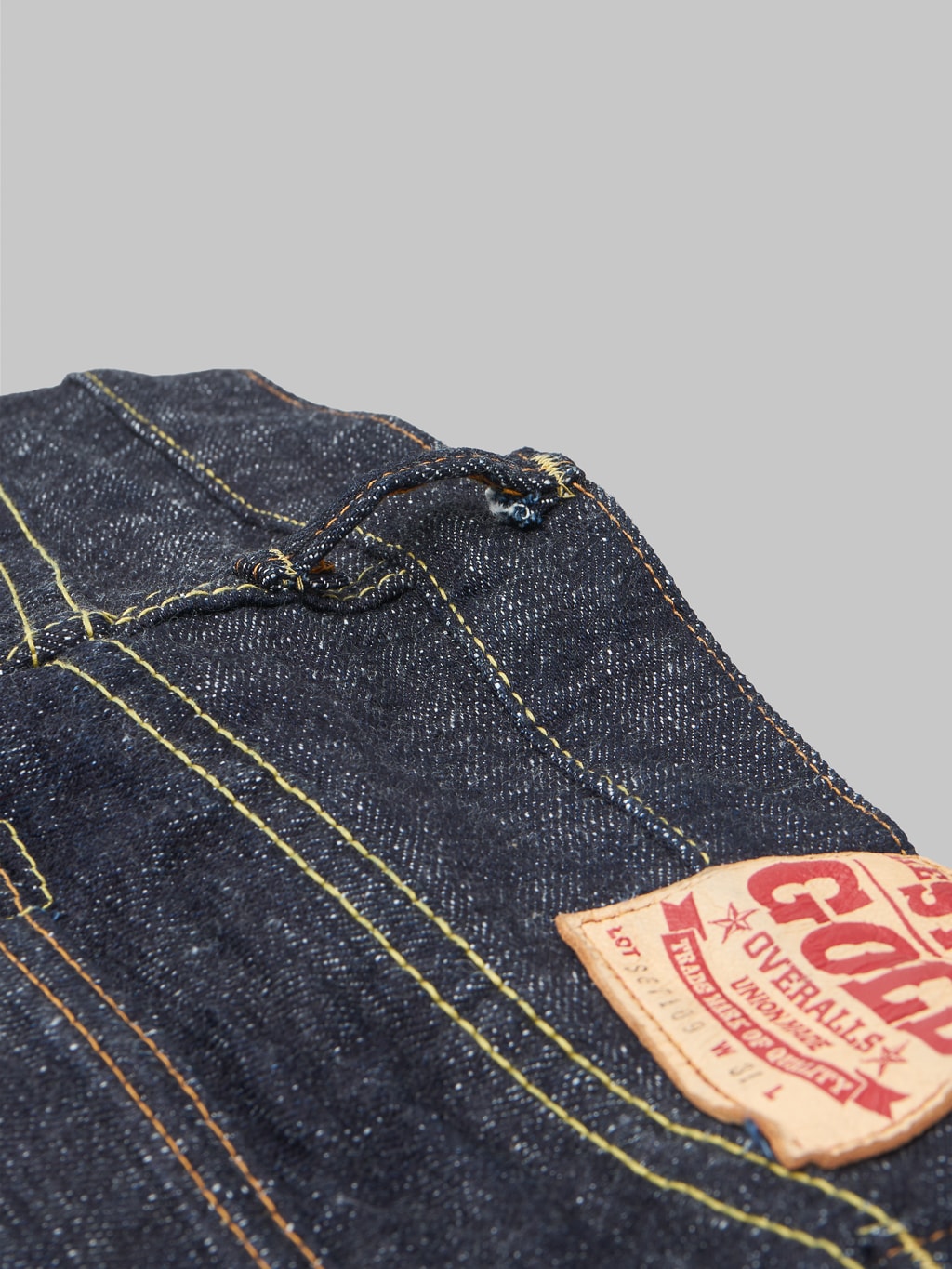 The Strike Gold 7109 Ultra Slubby Slim Tapered Jeans belt loop