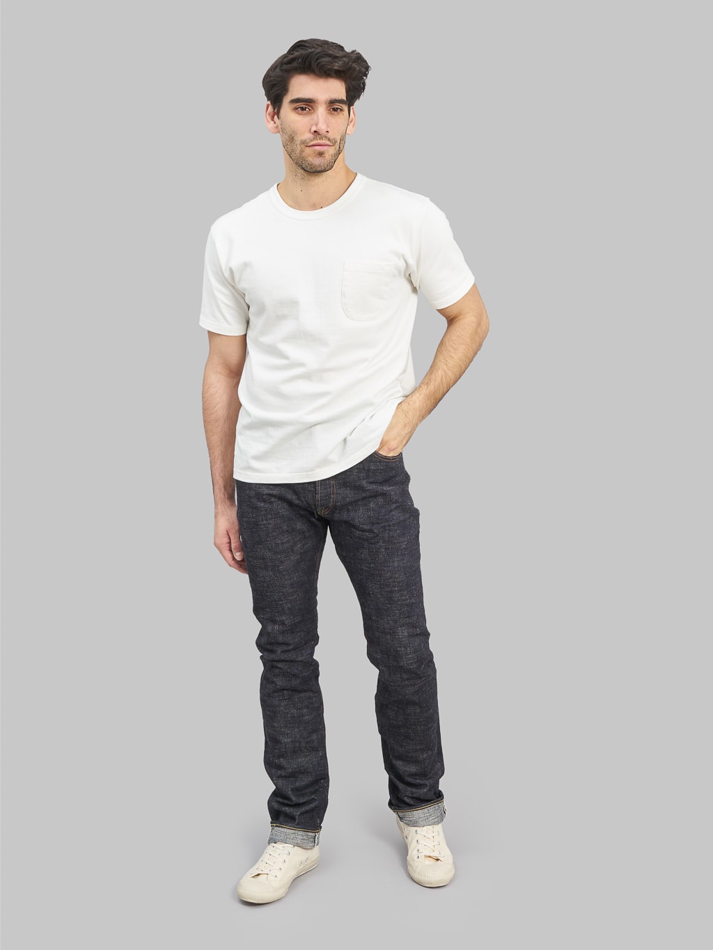 The Strike Gold 7109 Ultra Slubby Slim Tapered Jeans style