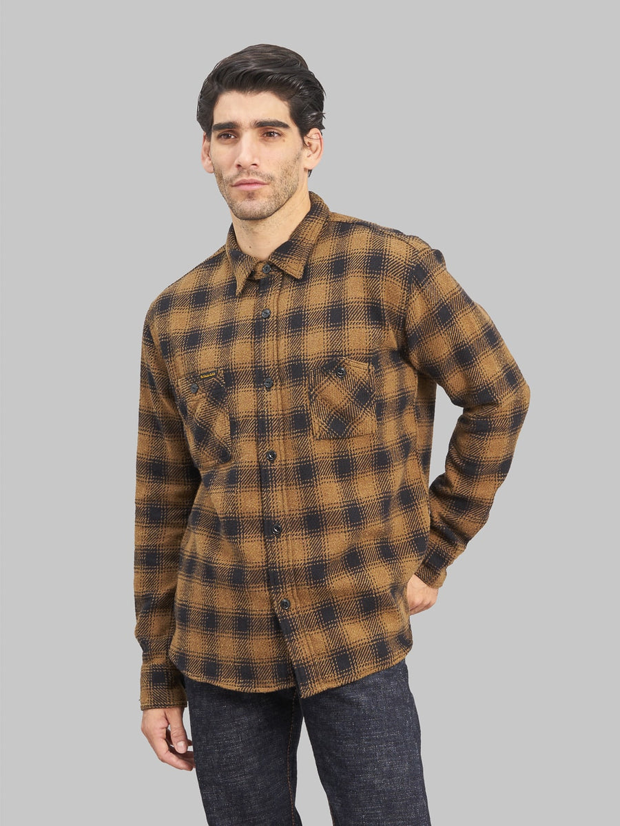 The Strike Gold SGS2203 Recycled Cotton Flannel Mixed Nep Check Work S The Strike Gold SGS2203 Recycled Cotton Flannel Mixed Nep Check Work S