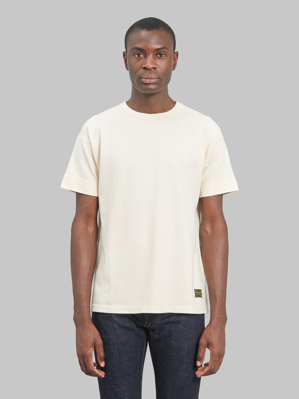 Trophy Clothing Utility Mil Tee natural model front fit