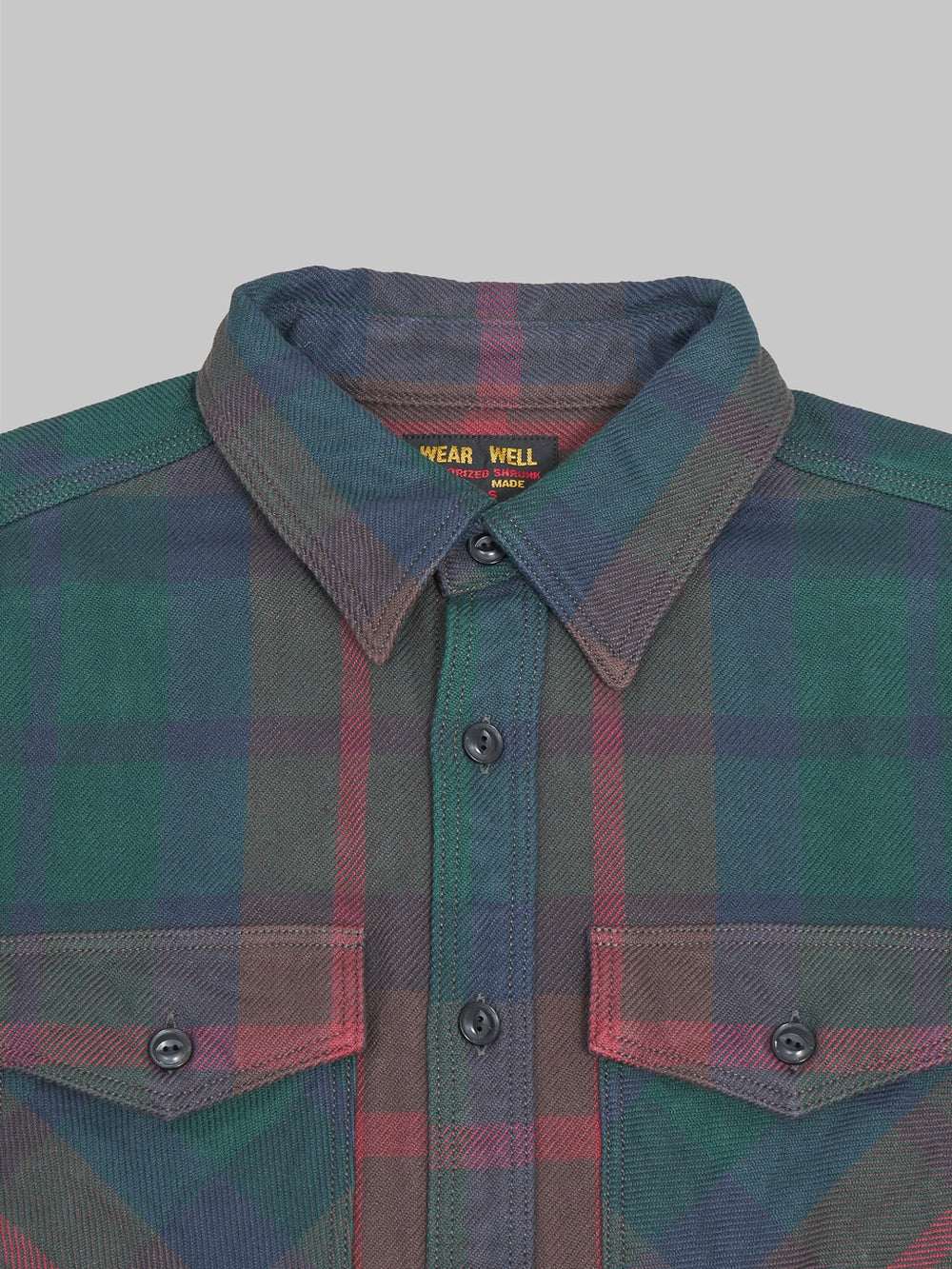 UES Extra Heavy Flannel Shirt Green