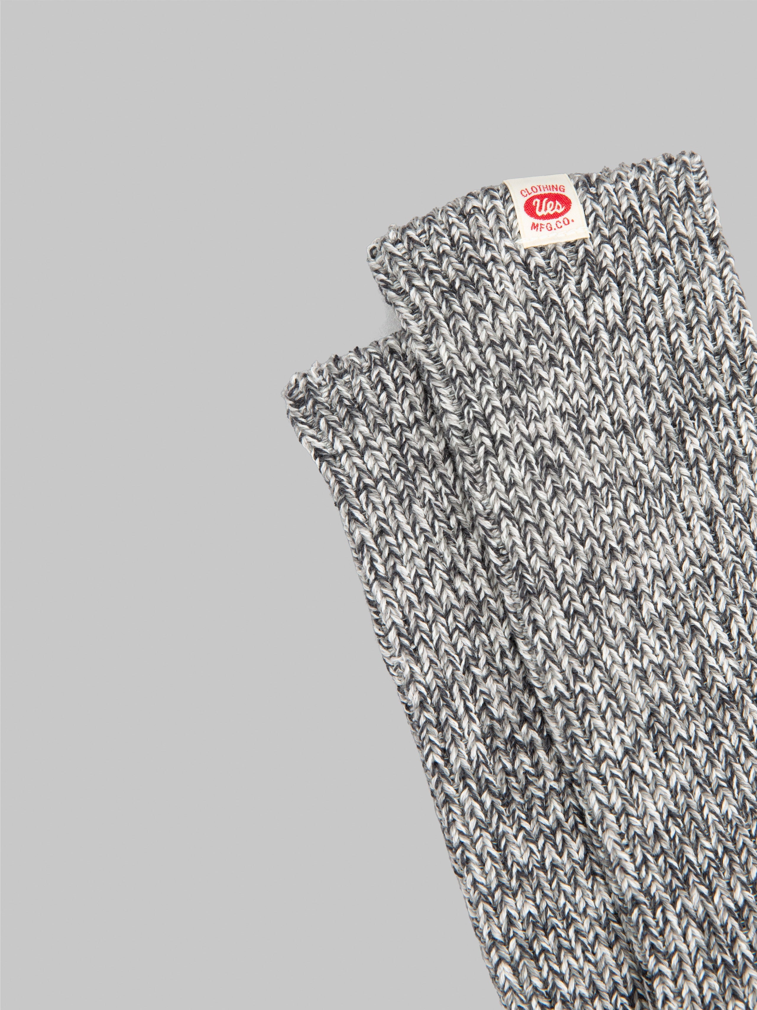 UES Melange Crew Length Socks Heather Grey