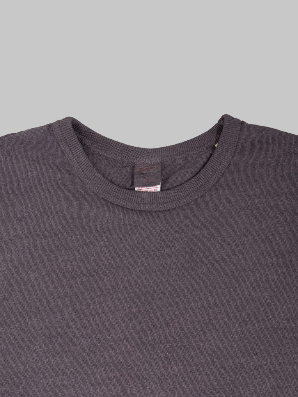 UES No.8 Slub Nep Short Sleeve T-Shirt Purple Navy