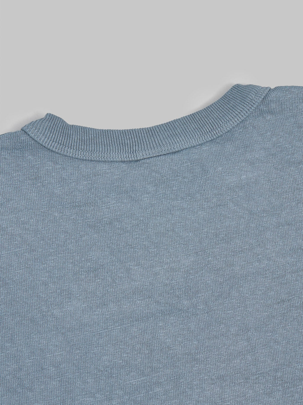 UES No.8 Slub Nep Long Sleeve T-Shirt Grey