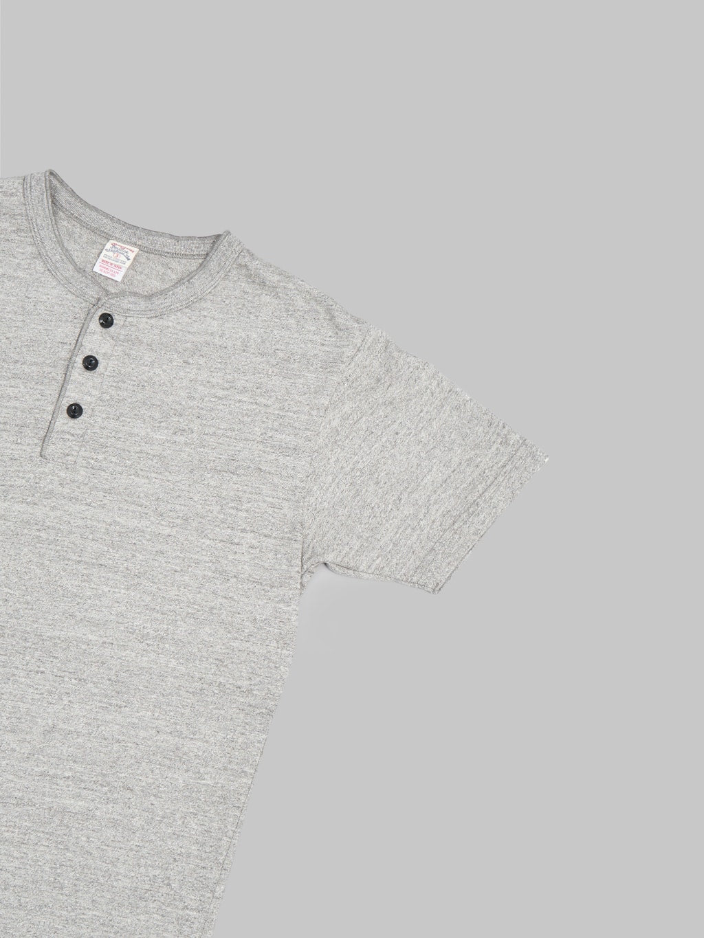 UES Ramayana Henley Neck TShirt grey sleeve