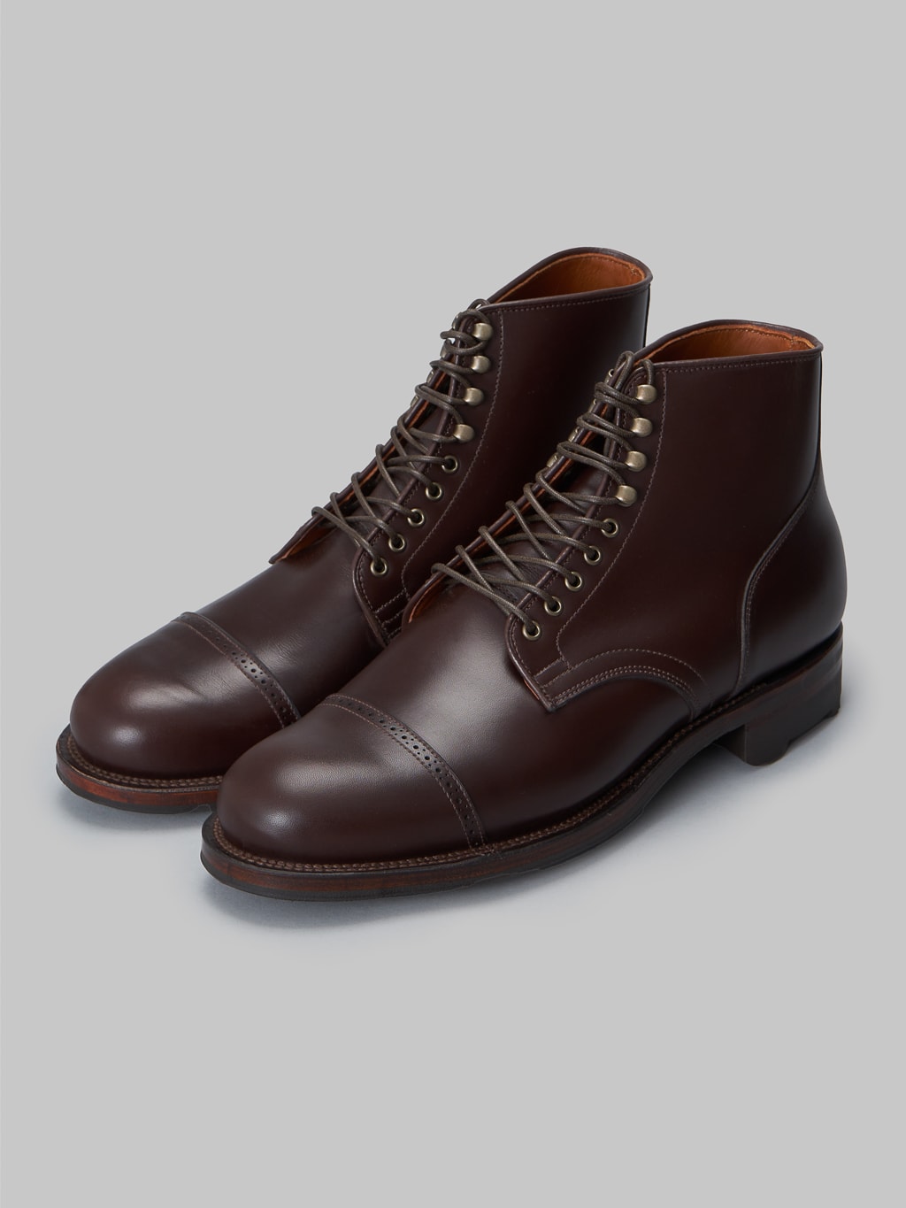 Viberg Service Boot 2030 Annonay Vocalau Warm Brown French Calf  toe