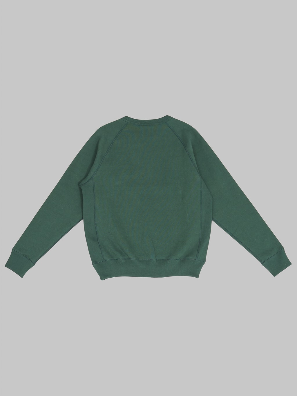 Wonder-Looper-Pullover-Crewneck-Double-Heavyweight-French-Terry-green-back view