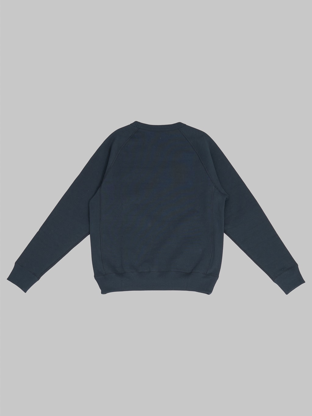 Wonder Looper Pullover Crewneck Double Heavyweight French Terry navy back view