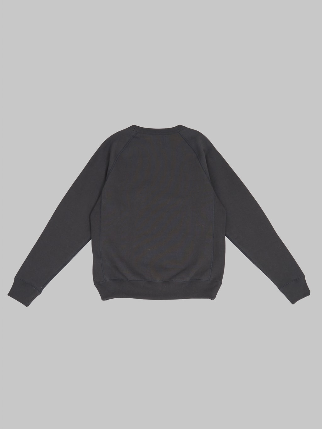 Wonder Looper Pullover Crewneck Double Heavyweight French Terry Black vintage style