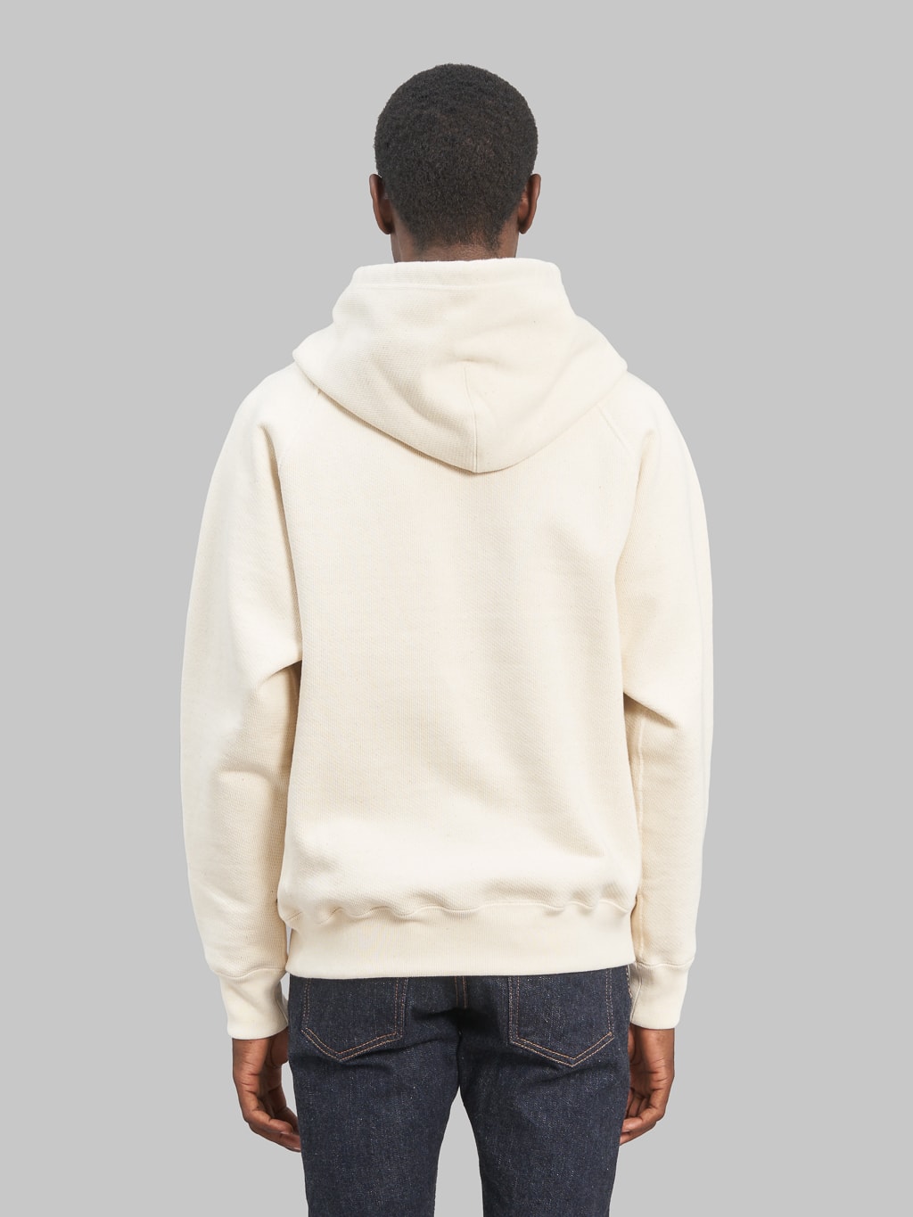 Wonder Looper Pullover Hoodie 701gsm Double Heavyweight French Terry Ecru