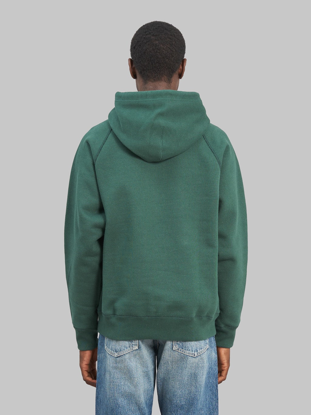 Wonder Looper Pullover Hoodie 701gsm Double Heavyweight French Terry Green