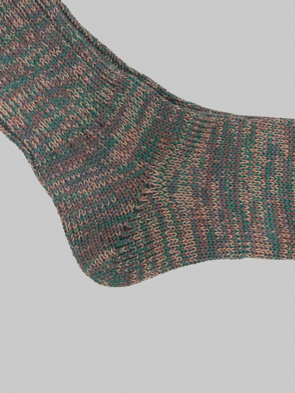 Anonymous Ism 5 Colour Mix Crew Socks Army