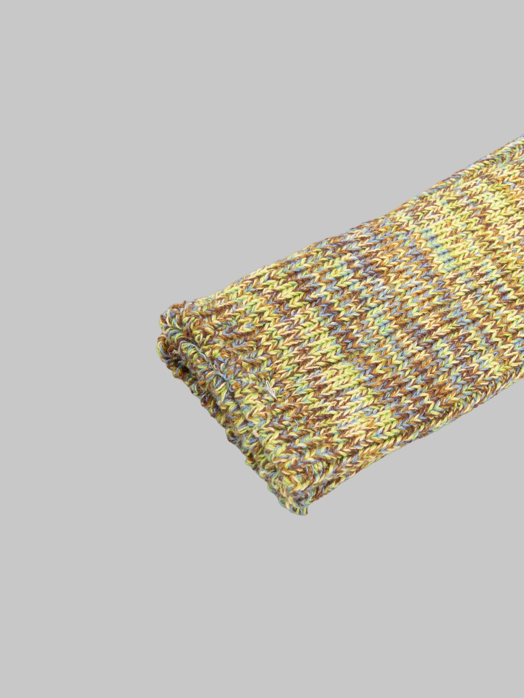 Anonymous Ism 5 Colour Mix Crew Socks Autumn Grass