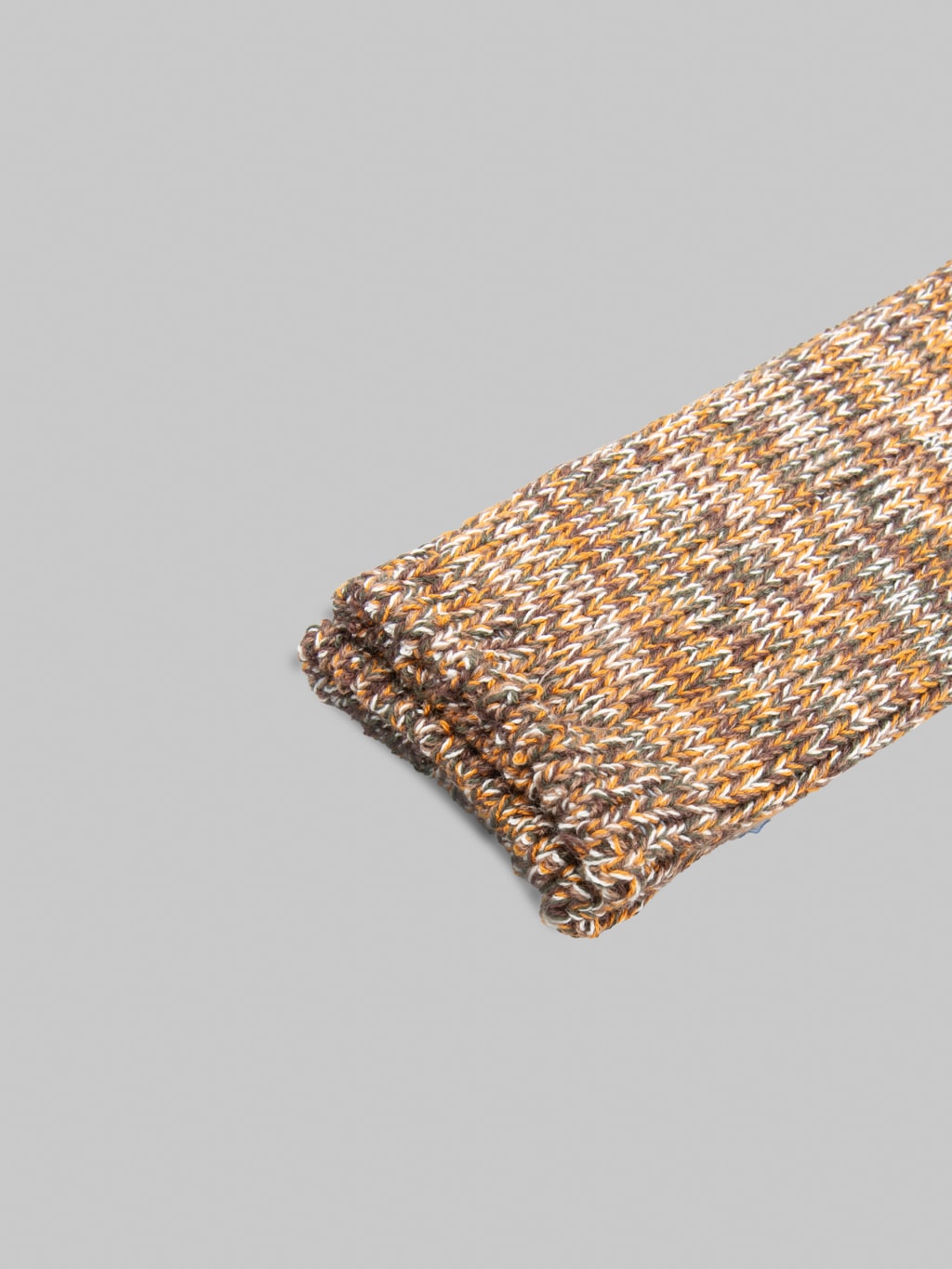 Anonymous Ism 5 Colour Mix Crew Socks Brown