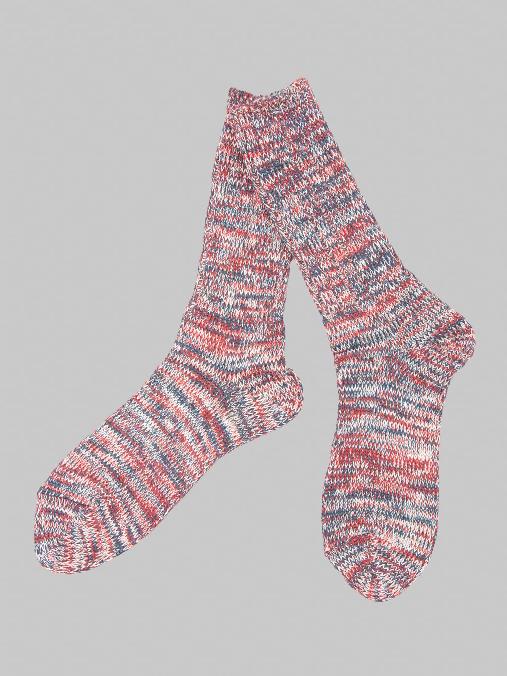 Anonymous Ism 5 Colour Mix Crew Socks Dark Oatmeal