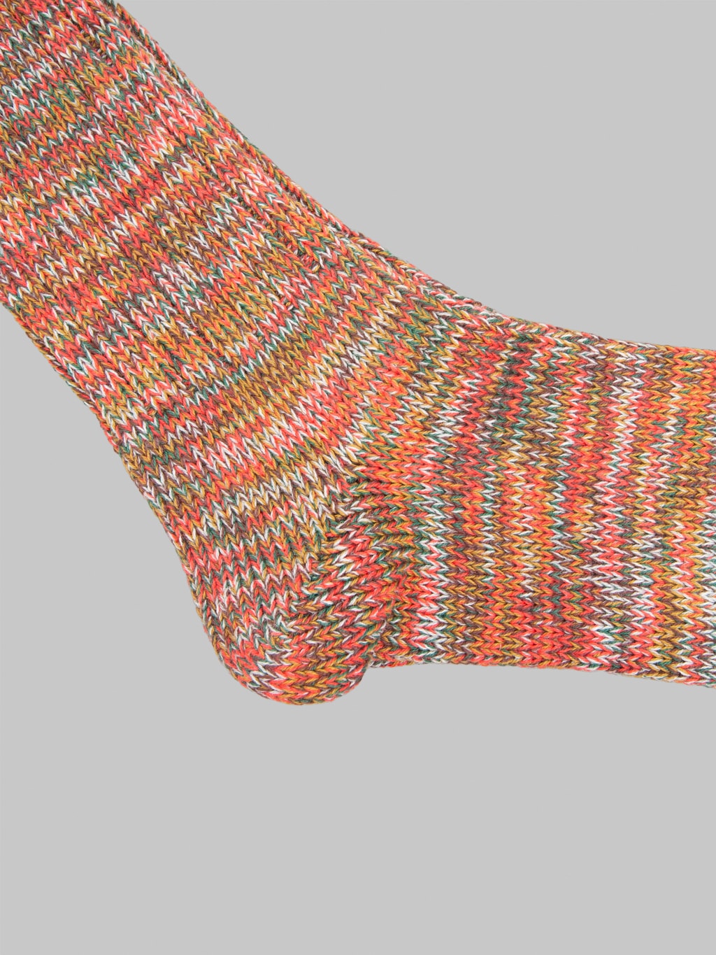 Anonymous Ism 5 Colour Mix Crew Socks Red