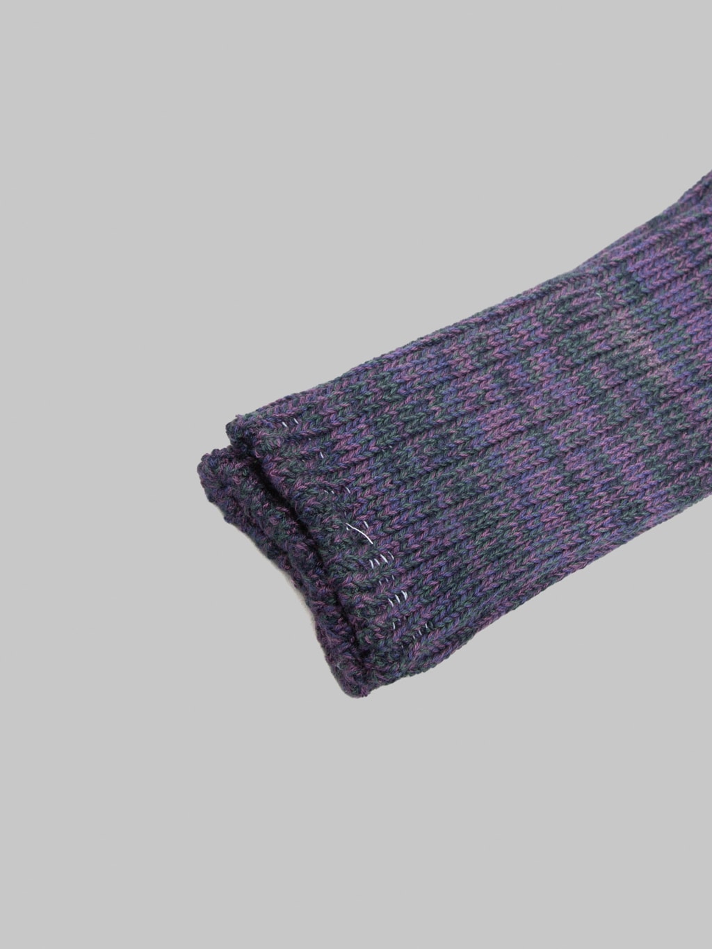 Anonymous Ism 5 Colour Mix Crew Socks Dark Violet